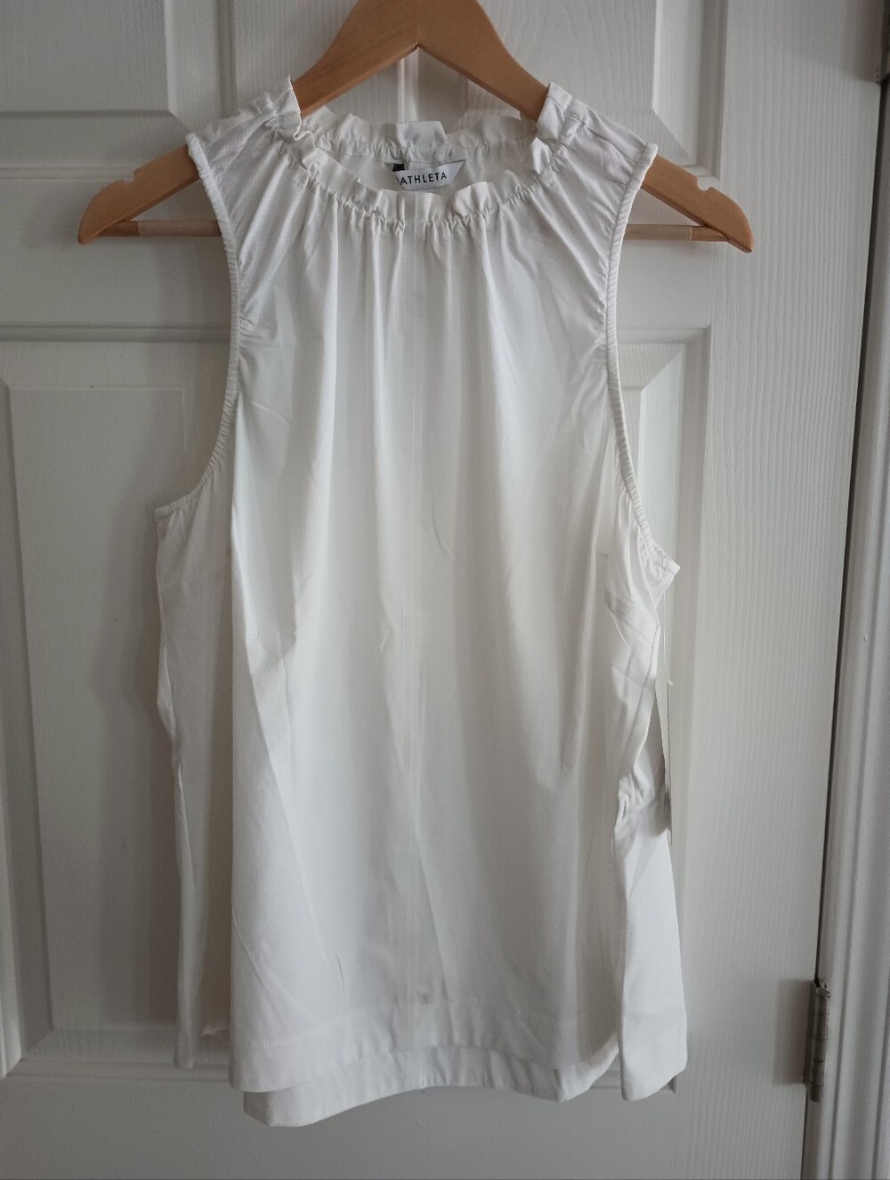 Athleta Navigate Cinch Tank In White Size Women's Large